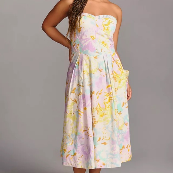 Brand New MAEVE SLEEVELESS SWEETHEART CORSET A-LINE DRESS - Picture 5 of 14